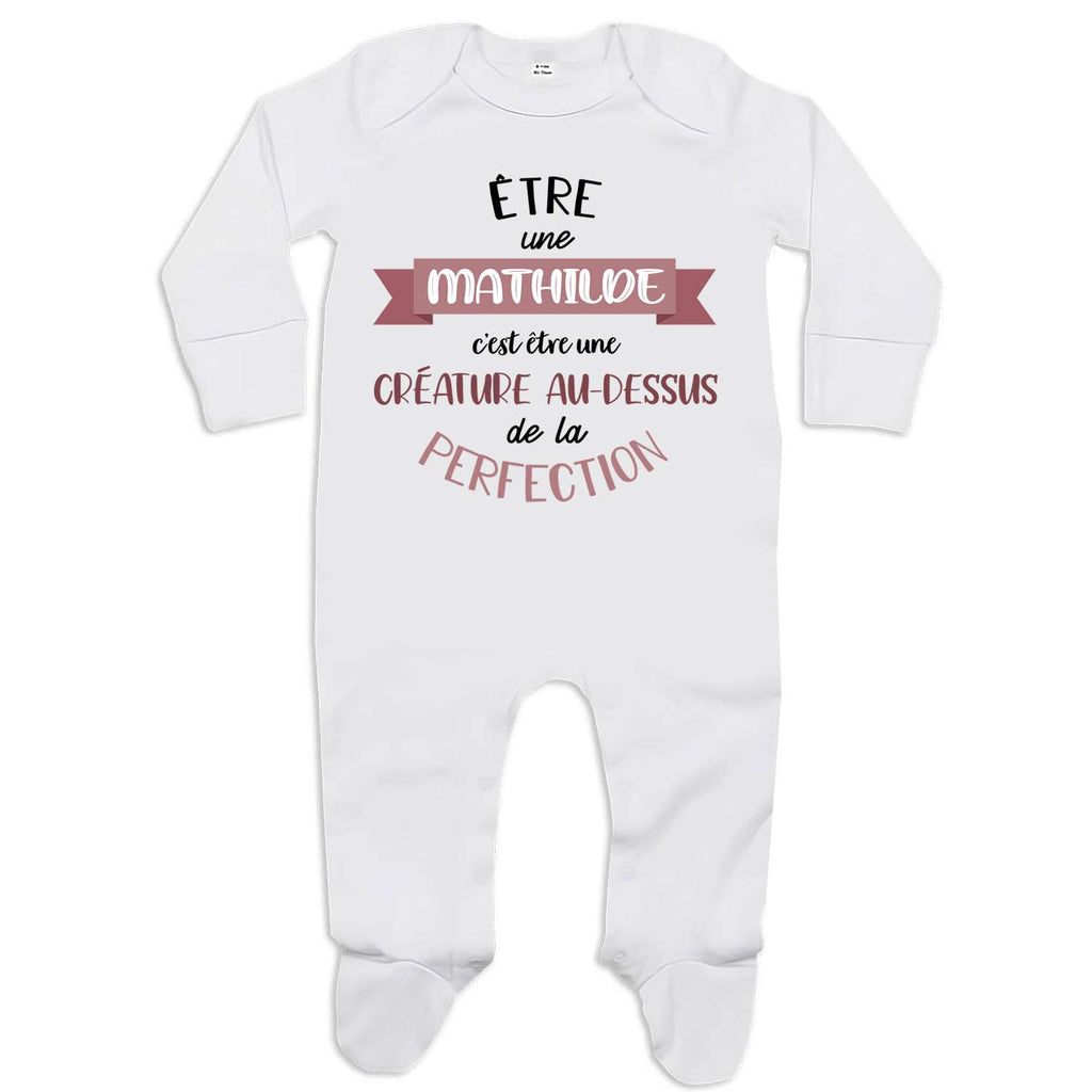 Planetee Pyjama Bébé Mathilde | Cadeau Bébé Fille Grenouillère Coton Planetee Pyjama Bébé Mathilde | Cadeau Bébé Fille Grenouillère Coton