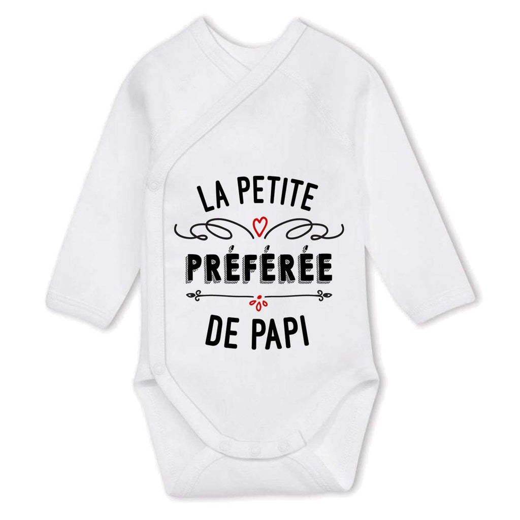 Body Bébé Personnalisé Avec Prénom - Cadeau Naissance Humour "Papy à L'aide, Ta Fille M'épuise" En Coton Doux