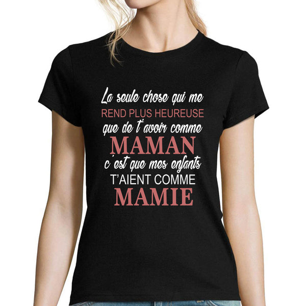 T-shirt Femme Maman - Mamie - Planetee