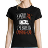 T-shirt femme J'peux pas j'me barre en camping car - Planetee