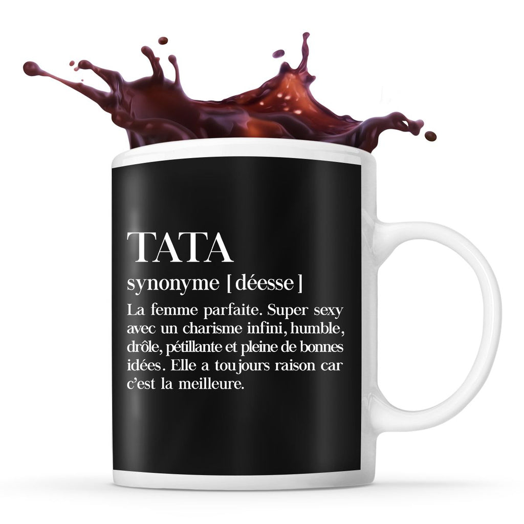 Mug La plus chouette Tata à personnaliser - Idée Cadeau Tata 