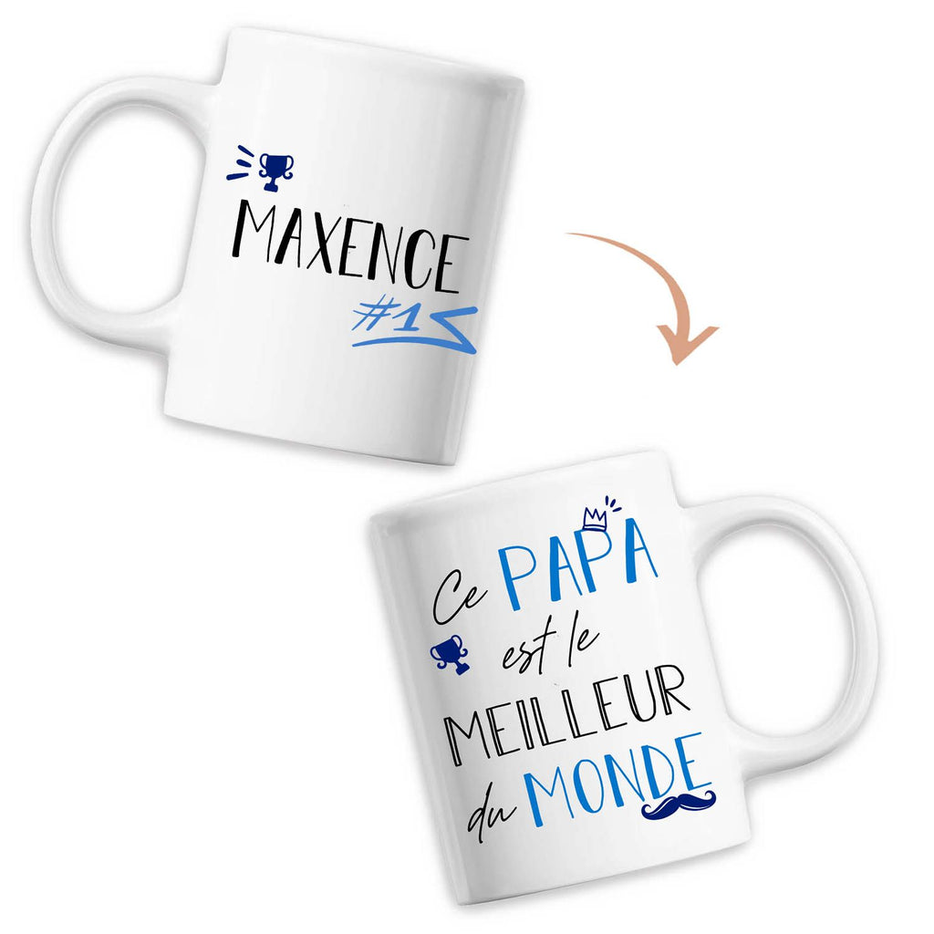 Mug Maxence Meilleur Papa du Monde Tasse F te des P res Humour