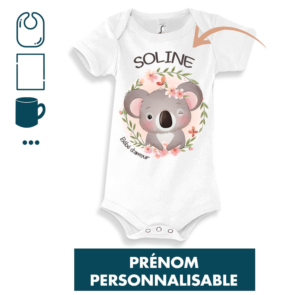 Body bébé personnalisable avec message Body bébé personnalisable avec message