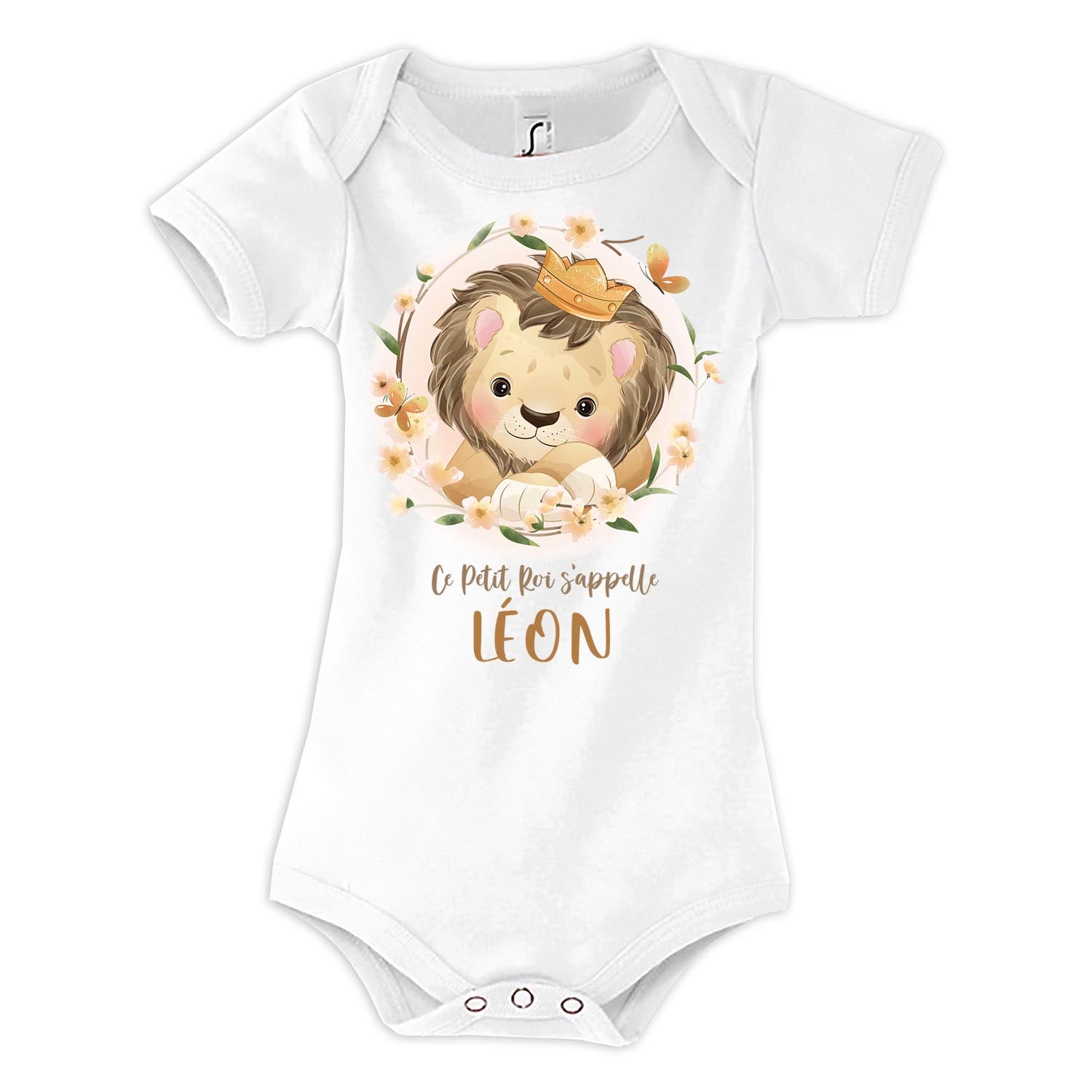 Cadeau Bébé Enfant Petit Roi Lion Prénom Personnalisable