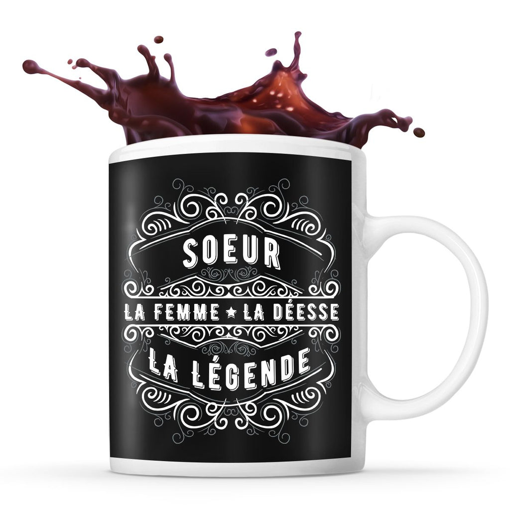 Mug blanc - Abigaël - la Femme - la Reine - la Légende