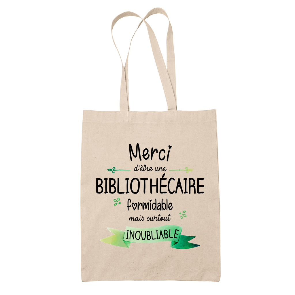 Sacs Cabas Sac Bibliotheque Personnalisable Tote Bag Merci