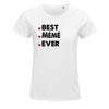 T-shirt femme Best Mémé Ever - Planetee