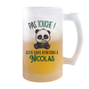 Chope de bière Nicolas Pas Touche Panda - Planetee