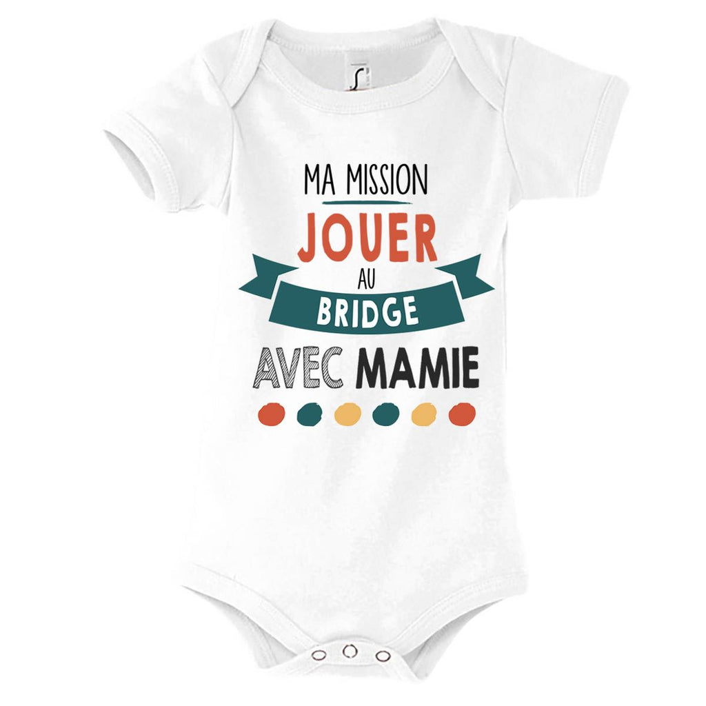 Planetee Body Bébé Ma Mission Basket Avec Maman - Imprimé En France