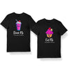 T-shirt Couple ou Amis | Eat me - Drink me - Planetee