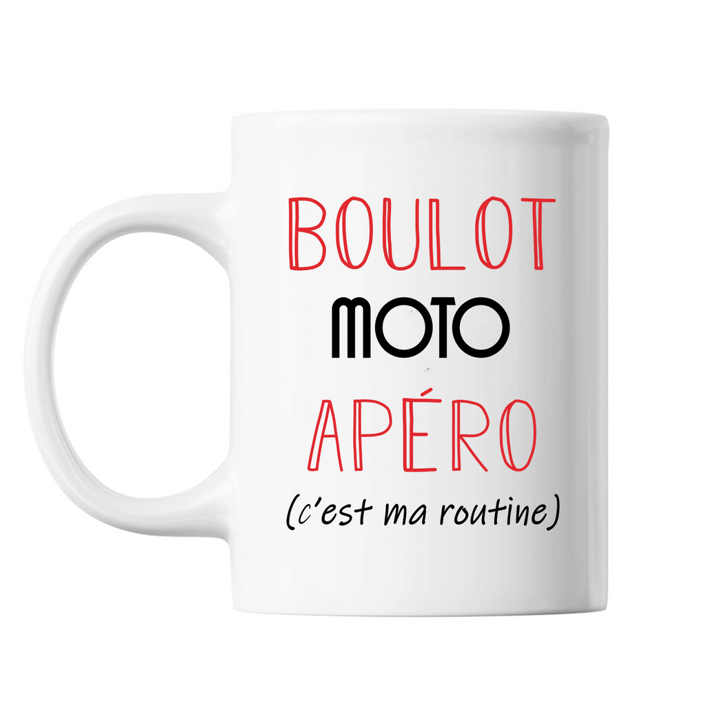 Planetee Mug Magique Moto GP Journée Parfaite | Tasse Humour