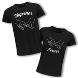 T-shirt couple Together Forever - Planetee