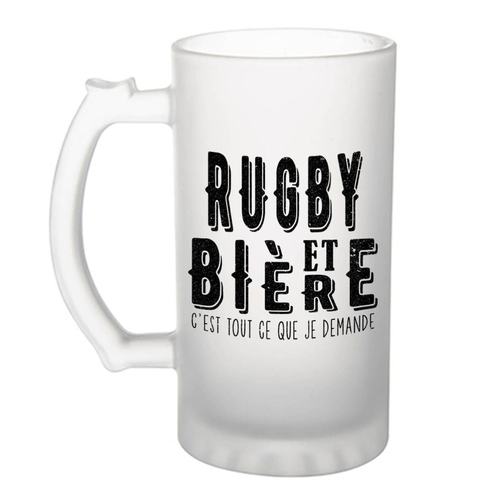 Chope à bière rugbyman en action - L'envie d'être vu - Cadeaux