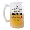 Chope de bière Petite Pinte d'un Bichette d'amour - Planetee