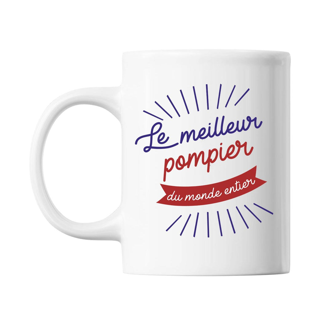 Mug pompier, tasse pompier personnalisée