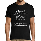 T-shirt homme Karadoc Gras Graal référence Kaamelott - Planetee