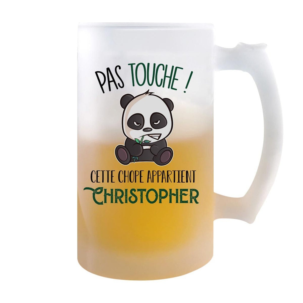Chope à Bière 45 Ans Toujours Soif - Idée Cadeau Originale Anniversaire Homme Femme Famille - Pinte Verre Givré 470ml