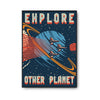 Affiche Vintage Astronomie Explore Other Planets - Planetee