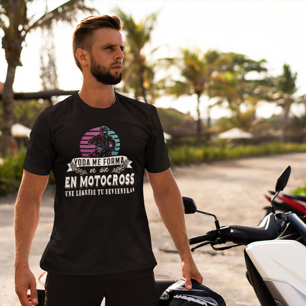 T-Shirt Homme J'peux pas j'ai motocross