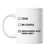 Mug Couple En couple avec Célébrité - Pierre Niney - Planetee
