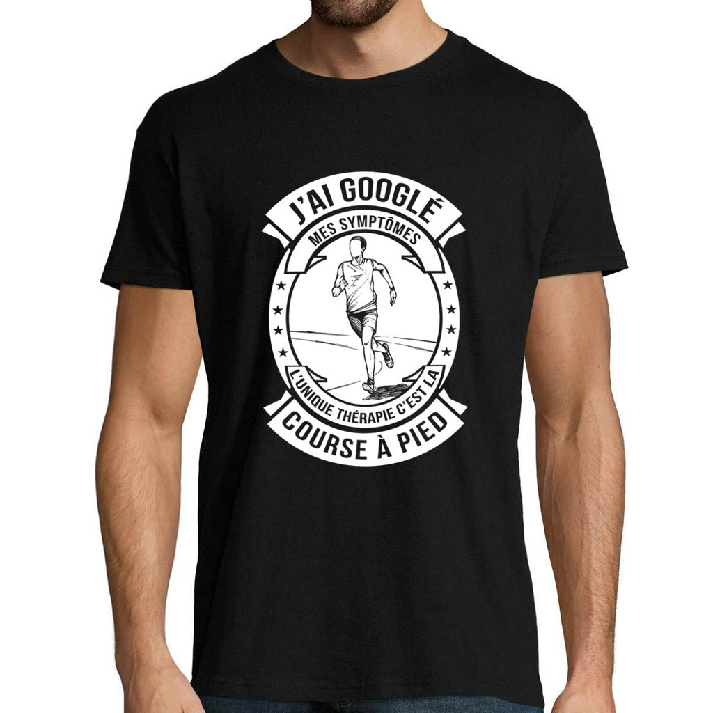 cadeau pour un coureur / une coureuse (course à pied, running) - T-shirt homme Course à pied Passionné  Noir