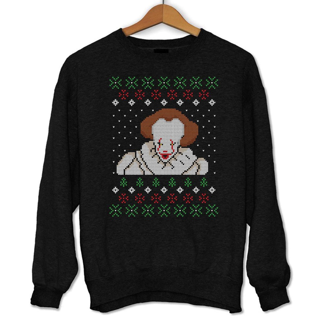 cadeau secret santa (petit cadeau amusant entre collègues ou amis, ~10-20€) - Pull Moche de Noël - Noël Film Ça - Pennywise