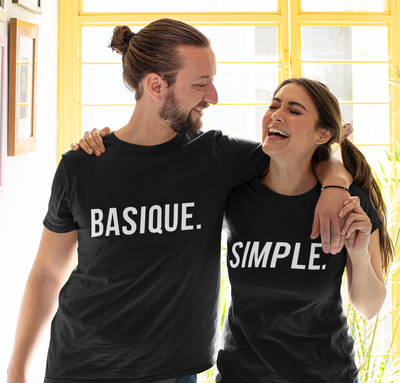 T-Shirts Assortis pour Couples – Cadeau Unique et Personnalisable
