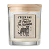 Bougie Parfumée Vanille J’peux pas je préfère les Léopards