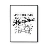Poster J’peux pas j’ai Marathon
