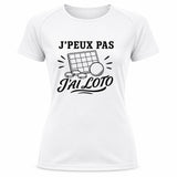 T-shirt de Sport Femme J’peux pas j’ai Loto