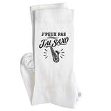 Chaussettes Homme Femme J’peux pas j’ai Saxo