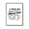 Poster J’peux pas je suis Manip radio