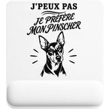 Tapis de Souris J’peux pas je préfère mon Pinscher