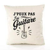 Housse de Coussin J’peux pas j’ai Guitare – guitare électrique
