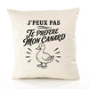 Housse de Coussin J’peux pas je préfère mon Canard