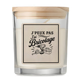 Bougie Parfumée Vanille J’peux pas j’ai Bricolage
