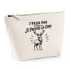 Trousse Beige J’peux pas je préfère les Cerfs