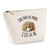 Trousse Beige Être prof de maths c'est la vie