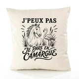 Housse de Coussin J’peux pas je pars en Camargue