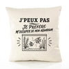 Housse de Coussin J’peux pas je préfère m’occuper de mon Aquarium