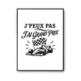 Poster J’peux pas j’ai Grand Prix