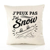 Housse de Coussin J’peux pas j’ai Snow