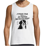 Débardeur Homme J’peux pas je préfère mon Bouvier Bernois