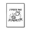 Poster J’peux pas je préfère le Thé
