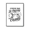 Poster J’peux pas je préfère les Colibris