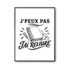 Poster J’peux pas j’ai Reliure