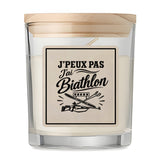 Bougie Parfumée Vanille J’peux pas j’ai Biathlon