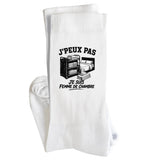 Chaussettes Homme Femme J’peux pas je suis Femme de chambre
