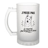 Verre à Bière J’peux pas je préfère mon Berger Blanc Suisse