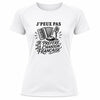 T-shirt de Sport Femme J’peux pas je préfère la Chanson française